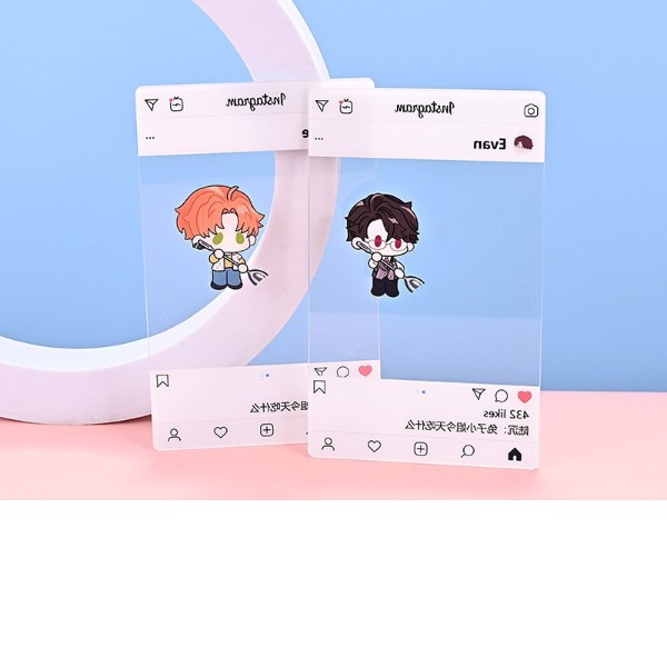 透卡定制ins印刷小卡開團代發pvc大透明卡明信片方卡透明書簽定做 透卡定制ins印刷小卡開團代發pvc大透明卡明信片方卡透明書簽定做